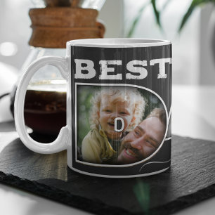 Foton för bästa Pappa någonsin Fars dag Namn Gift  Kaffemugg