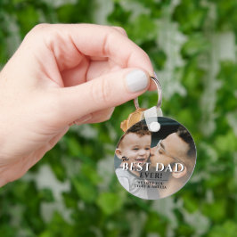 Foton för bästa Pappa någonsin i Far Nyckelring