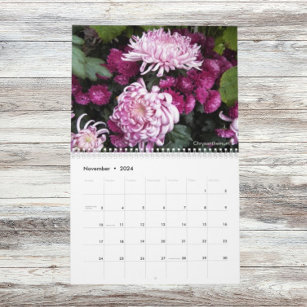 Foton för blommor, Blommigt Kalender
