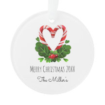 Foton för candy cane Heart God jul Namn Year Foto