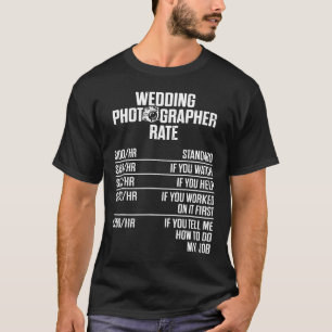 Foton för fotoskrivare av bröllop-fotoskrivare t shirt