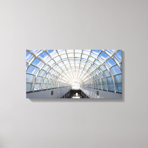 Foton för glastak i Blå himmel Skylight Window Art Canvastryck