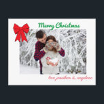 Foton för julfack och Hjort-Anpassningsbar Vykort<br><div class="desc">Skicka lite helgdag jublande med det här vykortet.  Med fluga,  andra med hatt.</div>