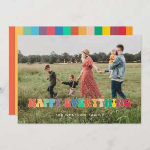 Foton för Lycklig All Roligt Retro 60s Photo Julkort