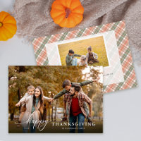 Foton för Modern Scrip Message 2 i happy thanksgiv