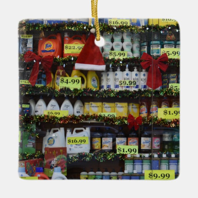 Foton för NYC-rabattarkiv för Windows jul Julgransprydnad Keramik (Framsida)