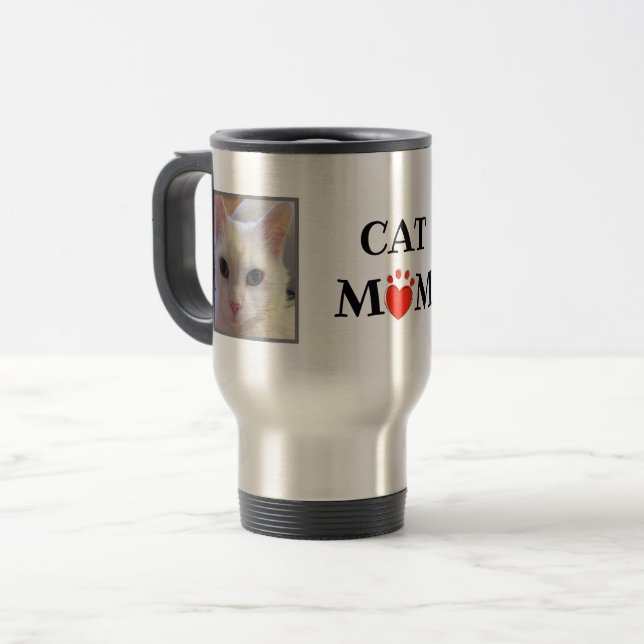 Foton för Personligen Mors dag Cat Mamma Resemugg (Framsida vänster)