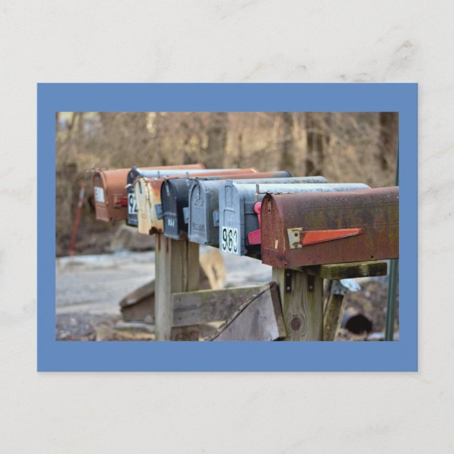 Foton för postlådor vykort (Framsida)