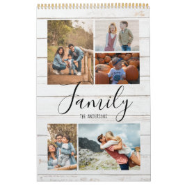Foton för Rustic Family Kalender
