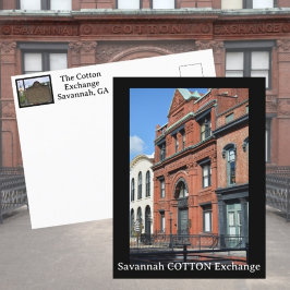 Foton för Savannah Cotton Exchange Vykort