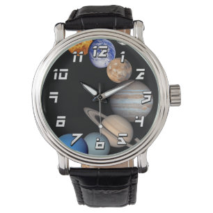Foton för Solar System Montage JPL Planet Photos Armbandsur