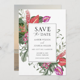 Foton för Tropical Destination Wedding Spara datum Inbjudningar
