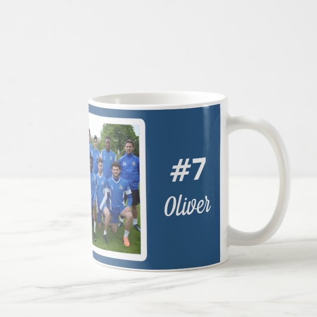 Foton från fotbollsspelaren Gift Personlig Kaffemugg (Höger)