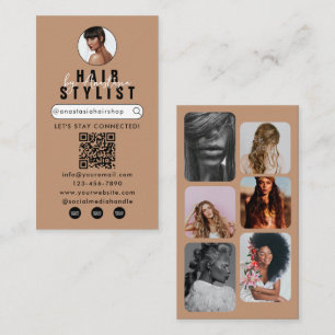 Foton från Influencer Beauty Salon Hair Makeup Visitkort