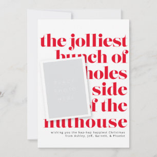 Foton från Jolliest Bunch Helgdag Tradition Porträ Inbjudningar