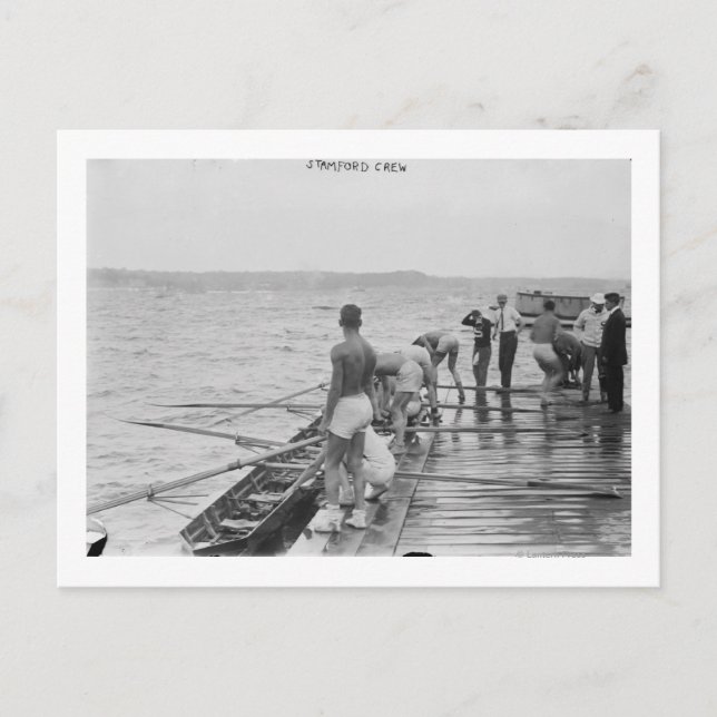 Foton från Stanford Rwing Crew Team Photograph Vykort (Framsida)
