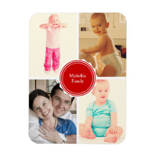 Foton i favoritfamiljen magnet
