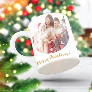 Foton i julfamiljen Modern Winter Helgdag 2 Kaffemugg