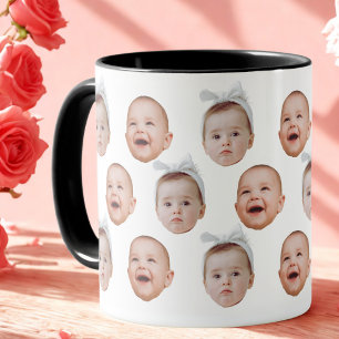 Foton i Modern Anpassningsbar Baby Photo Cute Baby Mugg