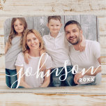 Foton i Modern Simple Play-skriptfamiljen Magnet<br><div class="desc">Design består av modern och lekfull skripttypografi. Lägg till ett familjefoto.</div>