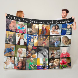 Foton i Photo Collage Family Photos Fleecefilt