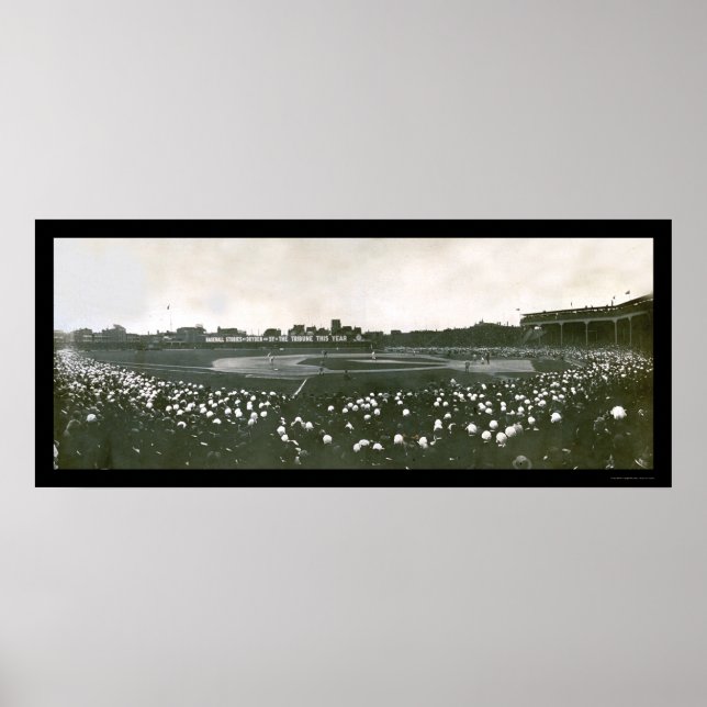 Foton i Tigers World Series 1907 Poster (Framsidan)