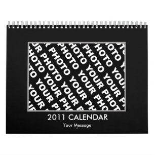 Foton Infoga kalender 2011, mall svart Ram