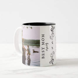 Foton med bästa Mamma-modell, 2 Anpassningsbar Två-Tonad Mugg