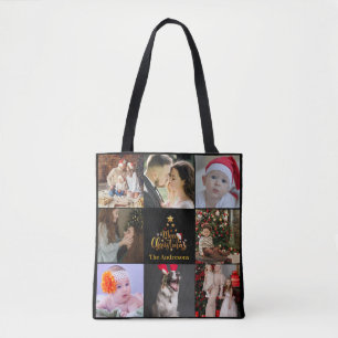Foton med flera Helgdag GOD JUL Gift Tote Tygkasse