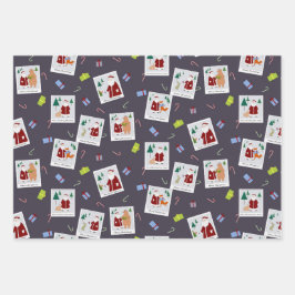 Foton med papper figursättning