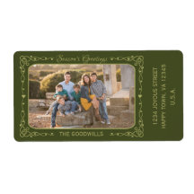 Foton och textetiketter för Hälsningens Anpassning