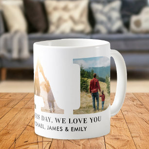 Foton pappa Personlig Fars dag Kaffemugg