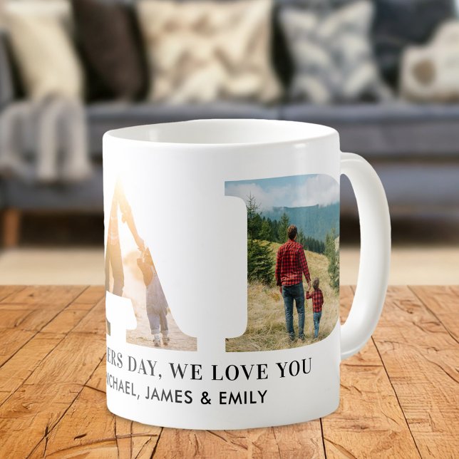 Foton pappa Personlig Fars dag Kaffemugg (Skapare uppladdad)