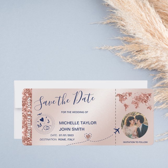 Foton Spara världskarta över datum för påstigning Inbjudningar (Skapare uppladdad)