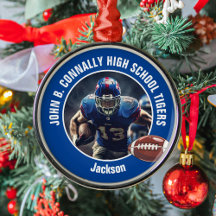 Foton till jul för Blue High School Football Playe