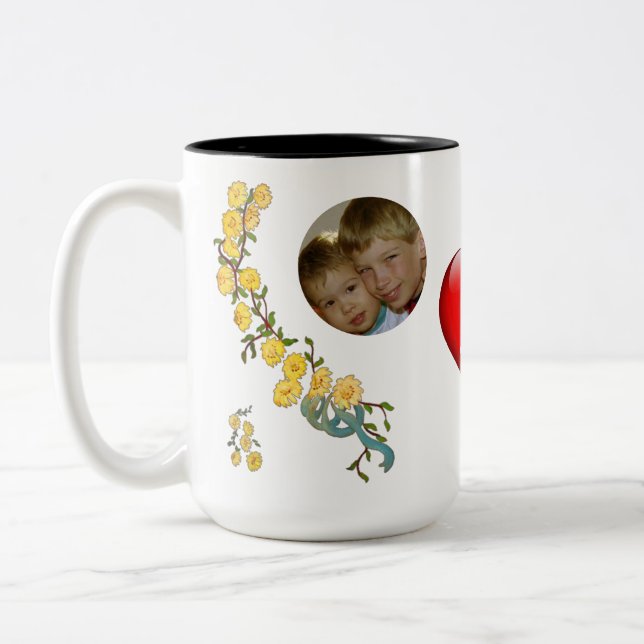 Fotona från Mugg på bästa Mamma-kaffe (Vänster)