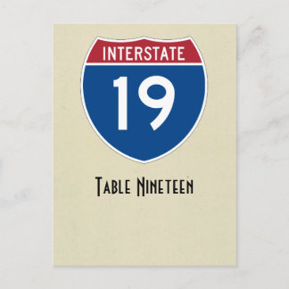 Fotonummer 19 bord-kort vykort