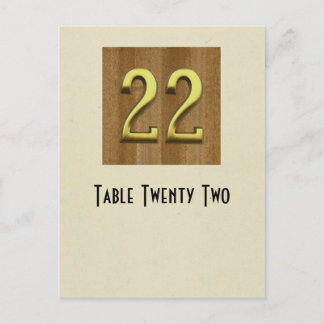 Fotonummer 22 bord-kort vykort