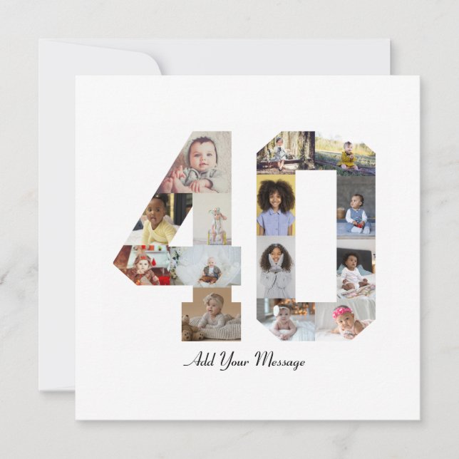 Fotonummer 40 klisterval julkort (Framsida)