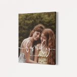Fotoöverlägg för calligraphy-elegant i familjen canvastryck<br><div class="desc">Visa din favoritfamilj bilder med det här moderna tryckeriet,  med ord-familjen i ett vackert textöverlägg. Du kan enkelt ändra färg och storlek i texten så att den passar bild.</div>
