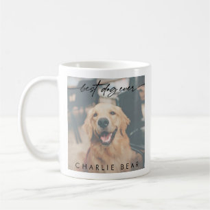 Fotoöverlägg för modern bästa Hund någonsin-Mörk Kaffemugg