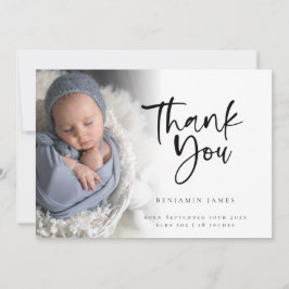 Fotoöverlägg, skript, tack, födelse meddelande