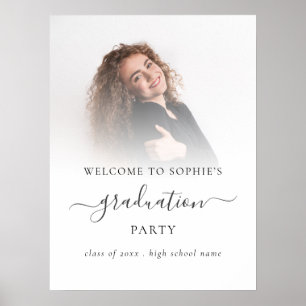 Fotoöverlägg Välkommen till Studentfesten Poster