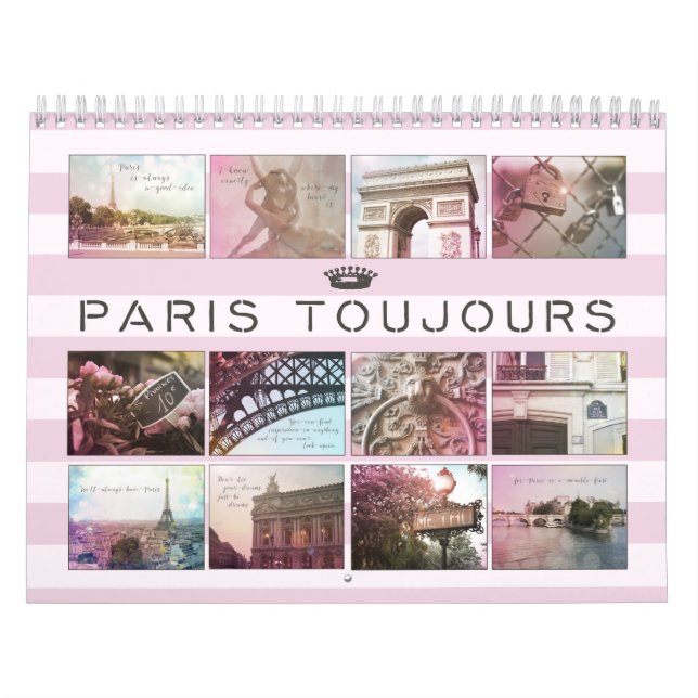 Fotopalender för Paris Toujours Kalender (Omslag)