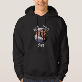 Fotopall för bästa Pappa någonsin-Personlig Hoodie