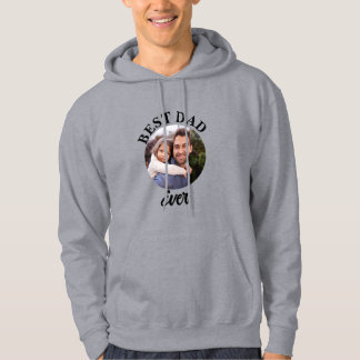 Fotopall för bästa Pappa någonsin-Personlig Hoodie