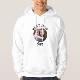 Fotopall för bästa Pappa någonsin-Personlig Hoodie