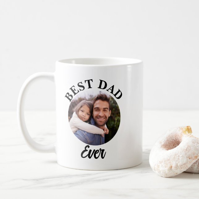 Fotopall för bästa Pappa någonsin-Personlig Kaffemugg (Med munk)