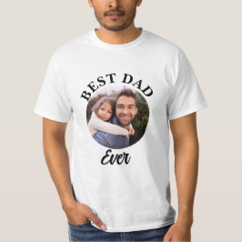 Fotopall för bästa Pappa någonsin-Personlig T Shirt
