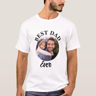 Fotopall för bästa Pappa någonsin-Personlig T Shirt